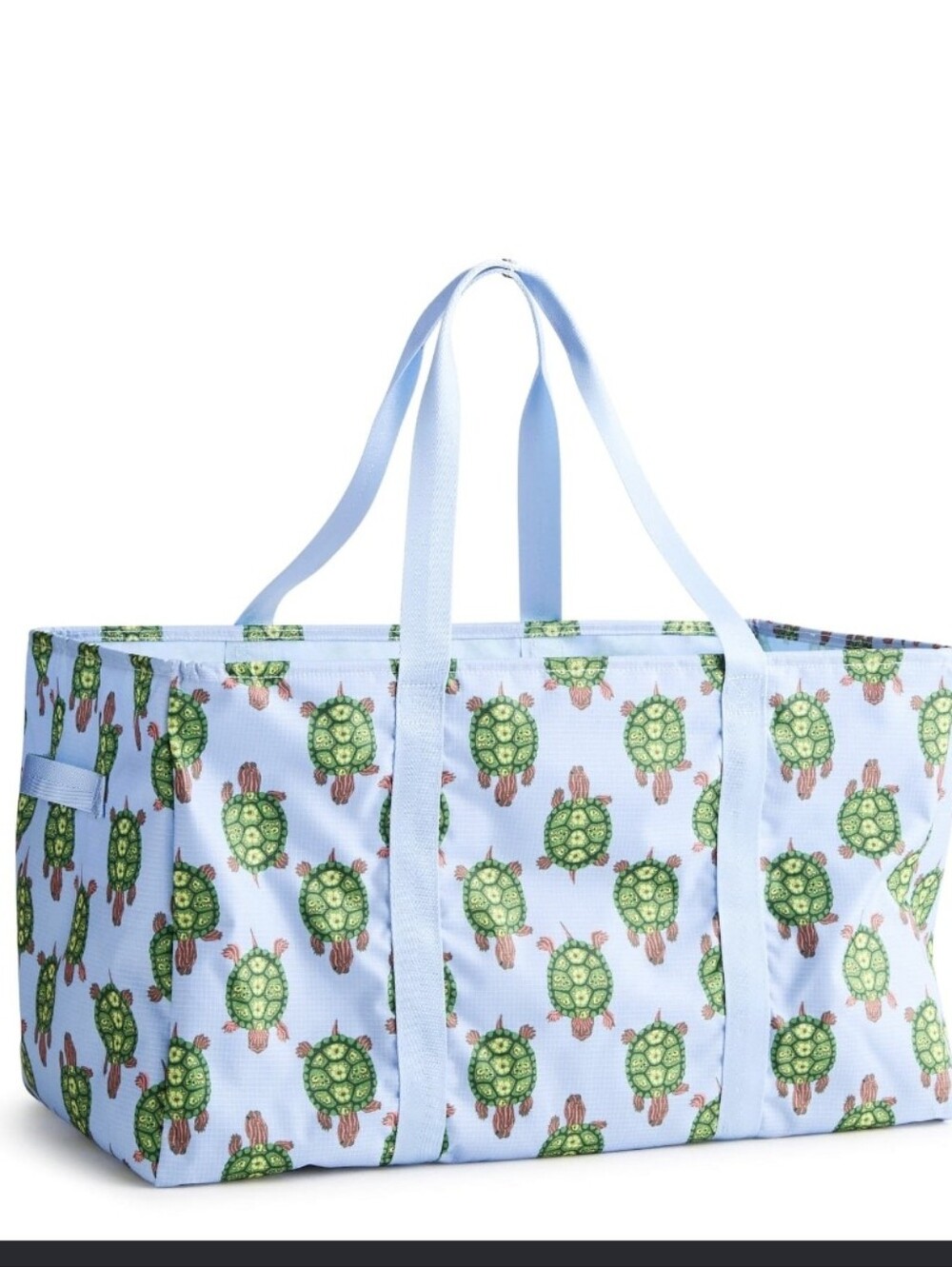 Vera Bradley Large Car Tote In Turtle Slow Dance Decor NWT - Picture 4 of 12